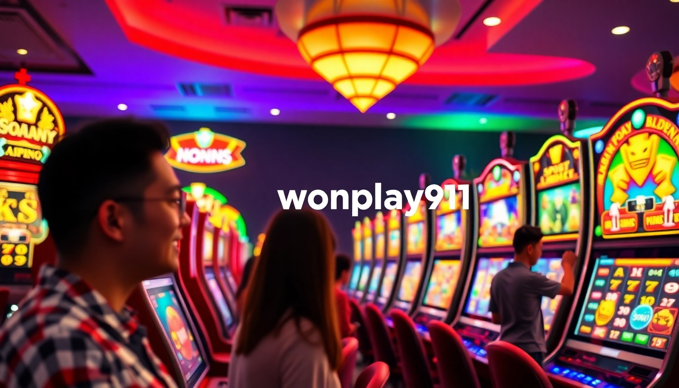 Experience the thrill of wonplay913 in a vibrant online slot gaming scene.