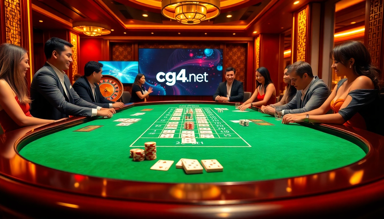 Experience thrilling gaming action at c54.gb.net with vibrant casino elements and engaging players.