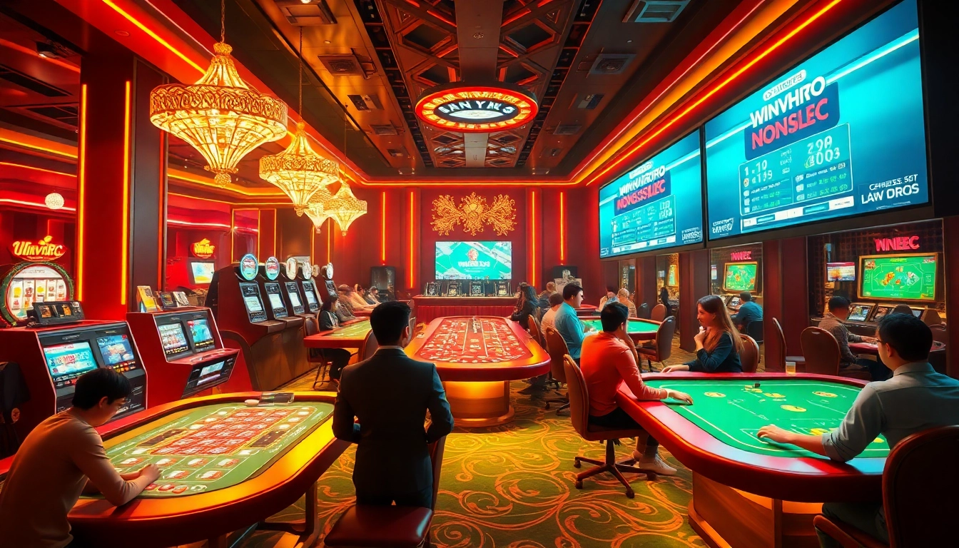 Exciting online gambling atmosphere at winvn88.live with casino games and live promotions.